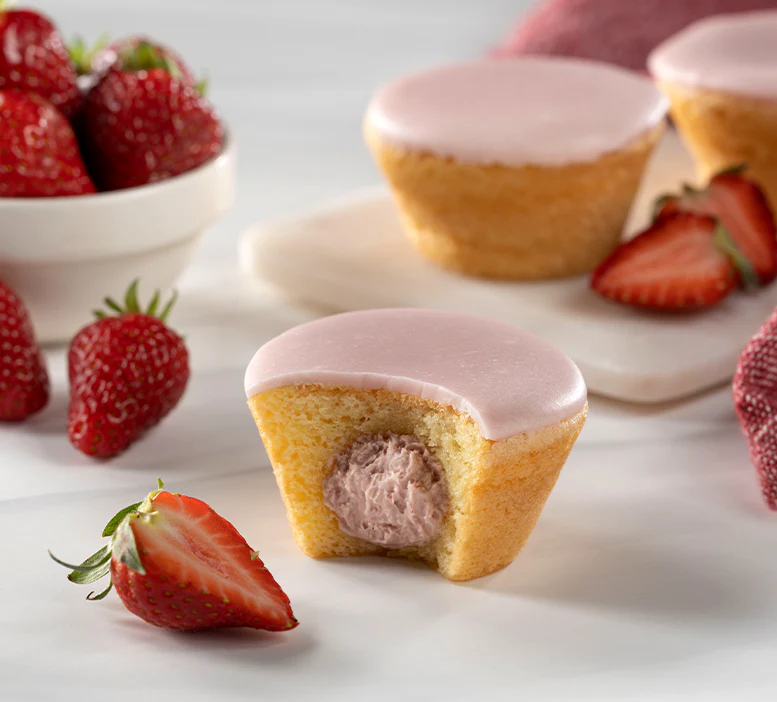 Strawberry Crème Filled Cupcakes - Image 3
